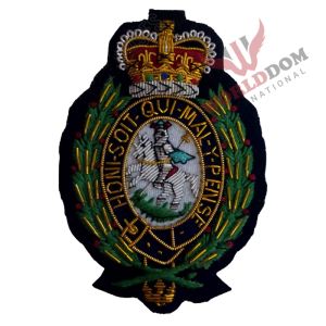 Fusiliers Wire Embroidered Bullion Blazer Badge British Army Military